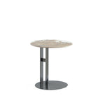 Manhattan Comfort - Table d’appoint moderne glamour Alondra 19,68 po - Noir-Associez et combinez avec les tables basses Manhattan Comfort