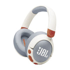 JBL - Junior 470NC Casque circum-auriculaire sans fil à réduction de bruit pour enfant - Blanc-Volume limité JBL Safe Sound < 85 dB