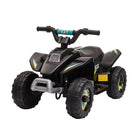 Aosom - VTT à batterie 6 V pour tout-petits - Noir-Éléments de conception réalistes 
