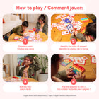 The Fidget Game - Paquet de cartes pour Apprendre les lettres majuscules et minuscules-Conçu pour 2 à 6 joueurs avec des séances de 15 minutes