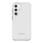 AXS - Crystal Shield Étui D3O pour Samsung Galaxy S23 FE - Transparent-Protection anti-UV pour afficher clairement le design original de votre cellulaire