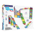 Magna-Tiles - Ensemble de construction magnétique Circuits de course ferroviaire 90 pièces-10