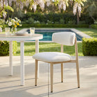 Zuo - Bege Chaise de salle à manger - Blanc-Supporte jusqu'à 350 lb