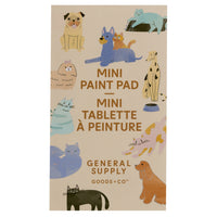 General Supply Goods + Co Goods + Co - Ensemble de mini blocs à peinturer - Animaux-Comprend 20 pages illustrées sur le thème des animaux.
