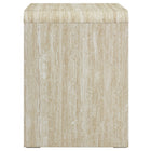 Modway - Toscana 2 tiroirs Table de chevet, Travertin-6