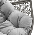 Modway - Encase Terrasse extérieure Rotin Chaise à balançoire - Gris gris-9