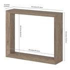 Hudson&Canal - Console Osmond 91 cm de largeur - Chêne gris vieilli-9