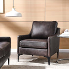 Modway - Corland Cuir Fauteuil - Brown-Rembourrage en cuir