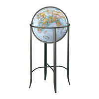 Replogle - Globe terrestre bleu océanique Trafalgar 16 po - Anglais-Cartographie à jour