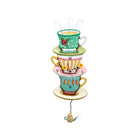 Enesco Allen Designs - Enesco Allen Designs - Horloge murale à pendule sculptée « Spot of Tea »-La collection Allen Designs, créée par Michelle Allen