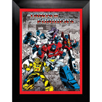 Transformers - Impression encadree - 29" x 38"-Impression d'art de haute qualité avec passe-partout et encadrement professionnel
