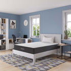 Modway - Aveline 10 po Matelas complet-Mousse à mémoire de forme de polyuréthane dense de 7 po