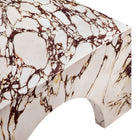 Modway - Valen Intérieur - Terrasse extérieure Béton voûté Table basse - Marbre rouge-9