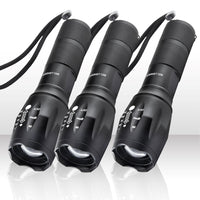 Bell+Howell - Lampes torches tactiques étanches haute luminosité Taclight - Paquet de 3-Super puissante et zoomable: zoom intégré pour élargir ou concentrer le faisceau led 40x plus lumineuse qu’une lampe classique visible jusqu’à 2 milles nautiques