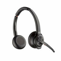 HP - Casque Poly Savi 8220 USB-A-Technologie DECT sans fil longue portée jusqu'à 137 m/450 pieds de ligne de vue