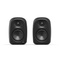 Kanto - Haut-parleurs de bureau alimentés avec USB-C, RCA, Bluetooth 5.3 et sortie casque - Onyx, Paquet de 2-Tweeters à dôme en soie de 3/4 po