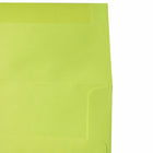 JAM Paper - Enveloppes d'invitation colorées A8 - 5,5 x 8,125 - vert lime ultra - Paquet de 50-Couleur : enveloppes en papier vert citron