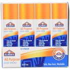 Elmer's - Bâton de colle tout usage – 0,21 oz – 3 paquets de 12-S'applique facilement et sèche rapidement, clair et incolore