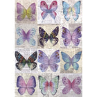 Mill Brook Studio - Cartes de souhaits sans texte avec enveloppes – 5-3/8 po x 7-3/4 po – Papillon – paquet de 18-Cartes de souhaits qualité boutique