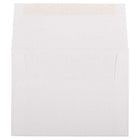 JAM Paper Enveloppes d'invitation Strathmore A2 - 4,375 x 5,75 po - Lin blanc brillant - paquet de 50-Taille : A2 (4,38 x 5,75 pouces)