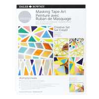 Daler-Rowney - Ensemble Simply Creative de 12 pièces - Ruban de masquage-Avertissement ! Vous serez hypnotisé - les projets artistiques avec ruban de masquage sont incroyablement amusants et faciles à apprendre. 