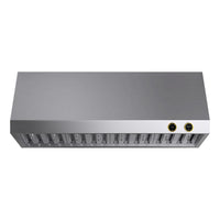 KUCHT KRH480-GL 48 po Hotte sous armoire - avec commandes numériques - 1200 CFM - Acier inoxydable/Or-Deux commandes tactiles numériques à cadran rond assorties aux boutons ronds de toute cuisinière et parfaitement compatibles avec notre thermostat numérique exclusif Horus à cadran présenté sur la série KX