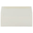 JAM Paper Enveloppes Strathmore à ouverture latérale et à rabat gommé, fini vélin, 4 1/8 x 9 1/2 po, blanc naturel, pqt/100-Taille : No 10 (4 1/8 x 9 1/2 po)