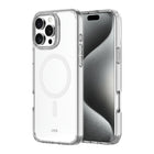 AXS - ULTRA CLEAR étui testé compatible MagSafe contre les chutes pour Apple iPhone 16 Pro Max - Transparent-Protection anti-UV pour afficher clairement le design original de votre cellulaire
