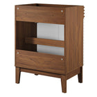 Modway - Render 24" Armoire de toilette de salle de bain (lavabo non inclus) - Noyer blanc-6