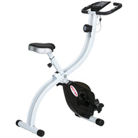 Soozier - Vélo d’exercice pliable-Résistance magnétique réglable sur 8 niveaux pour des entraînements fluides et silencieux 