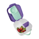 b.box - Mini Lunchbox - Lilas Pop-Joints amovibles pour un nettoyage facile et hygiénique