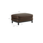Modway - Roscoe Cuir végane Ottoman - Espresso-Cuir végane