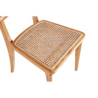 Manhattan Comfort - Lot de 4 chaises de salle à manger Giverny 46 cm style industriel chic - Nature-20,87 po L x 23 po l x 33,07 po H