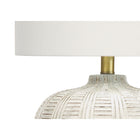 Monarch Specialties - Luminaire - 21 po H Lampe De Table - Abat-Jour Ivoire / Crème - Résine Crème - Transitionnel-L'assemblage mineur est requis avec des instructions illustrées incluses. fabriqué avec des matériaux de qualité pour une longévité, cette lampe de table est soutenue par une garantie limitée de 2 ans contre les défauts de fabrication