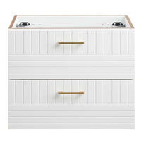Modway - Daybreak Support mural de 24" - Blanc-Vanité de salle de bain moderne