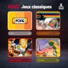 My Play Watch - Montre intelligente rétro gaming Atari 2600-Effets sonores classiques : profitez d’alarmes, de minuteries et de rétroaction audio enrichis par les sons originaux de l’Atari 2600 , vous plongeant dans un paysage sonore nostalgique