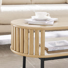 Modway - Fortitude Bois Table basse - Chêne-MDF et panneau de particules