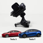 Mighty Mount - Support Auto Scan Grip - Chargeur sans fil 15 W - Support Tesla - Modèle 3/Y-Poignée réglable : convient aux téléphones d'une largeur de 71 mm à 112,6 mm