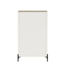 Manhattan Comfort - Armoire de Décoration Moderne Abbey 31,5 po - Érable et Blanc Cassé-Nettoyage: Essuyez avec un chiffon humide, en évitant l’excès d’humidité. À éviter: Les produits chimiques agressifs ou les nettoyants abrasifs qui peuvent endommager la surface. Entretien: Gardez à l’écart de l’humidité excessive, car le produit peut gonfler ou se déformer s’il est exposé à l’eau ou à l’humidité. Protection: Utilisez des sous-verres ou des sets pour éviter les rayures ou les taches