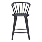 Zuo - Stenger Tabouret de comptoir - Noir - Ensemble de 2-Support d’accoudoirs