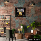 The Tragically Hip Album Collage with Gold LP - Impression encadree - 33" x 29"-Sous licence officielle music memorabilia