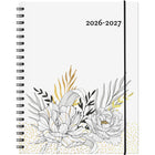 W.Maxwell - 2026-27 Garbo Agenda Hebdomadaire - 8,5 po l x 11 po H - Florale-Août 2026 à juillet 2027