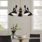 Modway - Declare 5-Bras léger de 6" Pendentif - Noir-Installation professionnelle requise