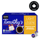 Timothy’s - Capsules K-Cup de café Mélange du petit déjeuner torréfaction légère - paquet de 60-Réputation : café 100 % de source responsable