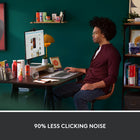  Logitech - Signature M550 L  Souris sans fil pleine taille - Pour mains de grande taille - Bleu-Connectez-vous comme vous le souhaitez : connectez cette souris d'ordinateur sans fil en un instant via le récepteur Bluetooth Low Energy ou Logi Bolt USB.