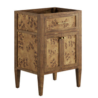 Modway - Elysian 24" Armoire de toilette de salle de bain (lavabo non inclus) - Brown-Vanité de salle de bain moderne