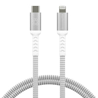 Dbramante1928 - Câble tressé de recharge USB-C vers Lightning - 4'-Le câble tressé USB-C vers Lightning (certifié Apple MFi) offre une connexion rapide et fiable pour charger et synchroniser votre appareil