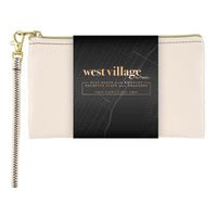 Mead - West Village Pochette bracelet, Crème-Confection en cuir végétalien : extérieur lisse en PU (cuir végétalien) offrant un style soigné, durable et facile d’entretien