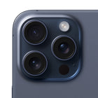 Apple - iPhone 15 Pro Max 6,7 po ecran Liquid Retina, 512 Go, Titane bleu, Bell et Virgin Plus-Puissant Système Caméra Pro : Sept objectifs pros qui décuplent vos options de cadrage. Captez des images extra haute définition riches en couleurs et en détails avec la caméra principale 48 Mpx. Et sur iPhone 15 Pro Max, prenez des gros plans plus nets d’encore plus loin grâce à la caméra téléobjectif 5x