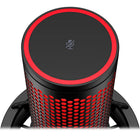 HyperX - QuadCast 2 USB Microphone, Noir-Superbe éclairage HyperX Red
